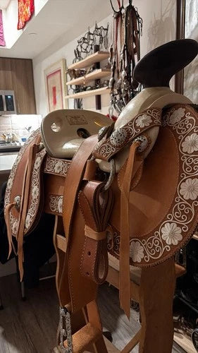 Montura Piteada Charra Mexican Saddle
