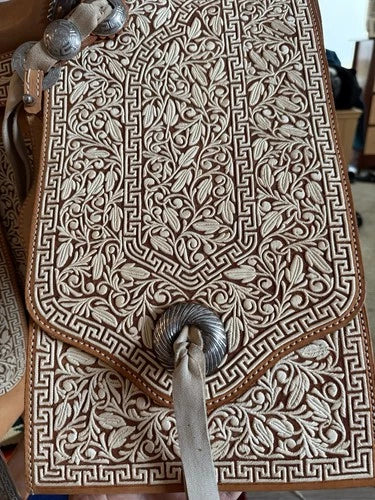 Mexican Piteado Saddle