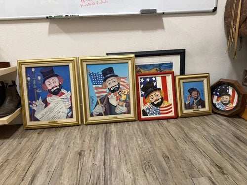 Red Skeleton Art Limited Edition Collection Paintings Signed by Artist
