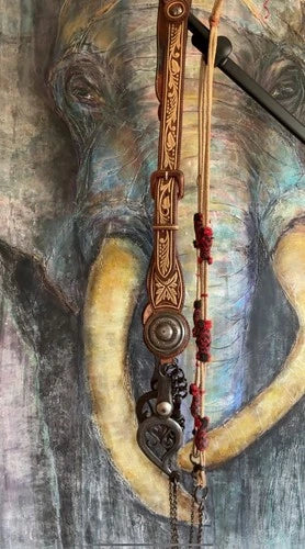 Antique Mexican Piteado Bridle