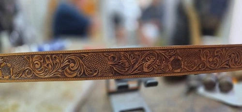 Custom Tooled Handmade Belts Leather Western Belt Cowboy Belt