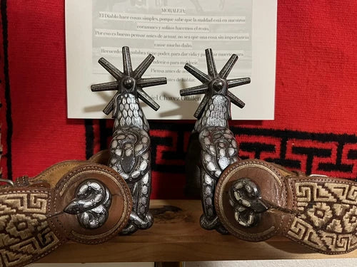 Antique Mexican Snake Spurs