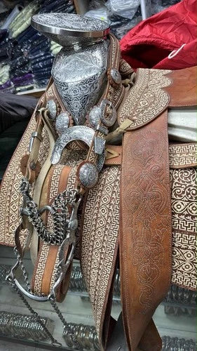 Mexican Vintage Charro SADDLE Presidential Collection