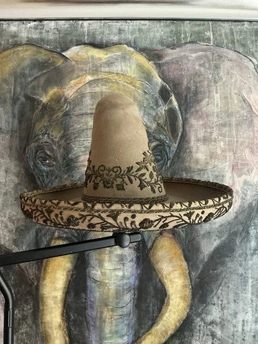 Antique SUPER RARE Sombrero Charro Mexican Sombrero Hat