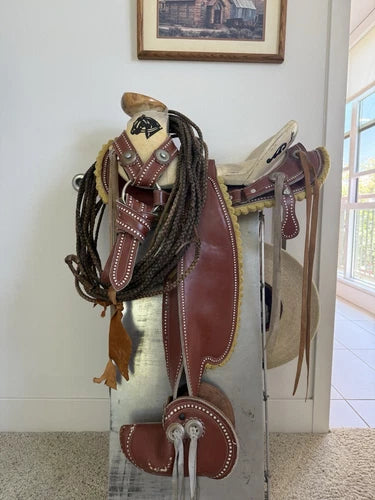 Antique Mexican Charro Saddle